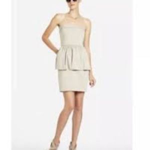 BCBG Maxazria strapless baby doll dress